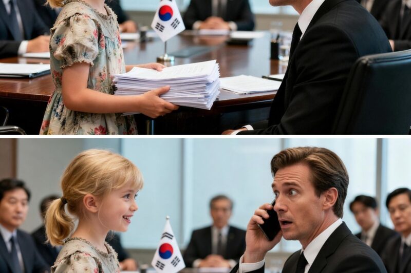 “Eu falo cinco línguas!”, diz a filha da empregada. O milionário ri – e então o telefone toca…