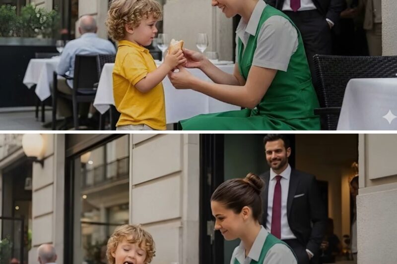 A garçonete dividiu sua comida com um menino… sem saber que ele era filho de um milionário.