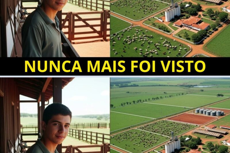 Neto de Fazendeiro Desapareceu dentro de casa, ele nunca mais foi visto