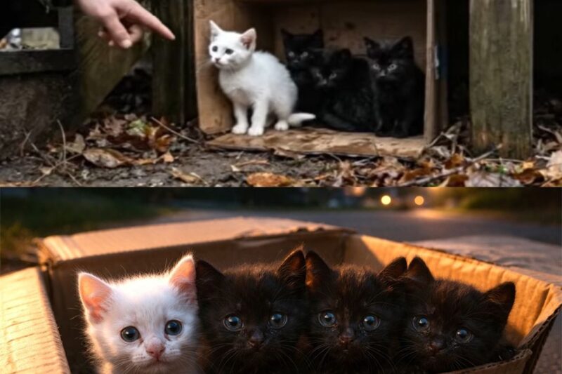 Alguém abandonou quatro gatinhos debaixo da nossa varanda – e então um deles mudou tudo.