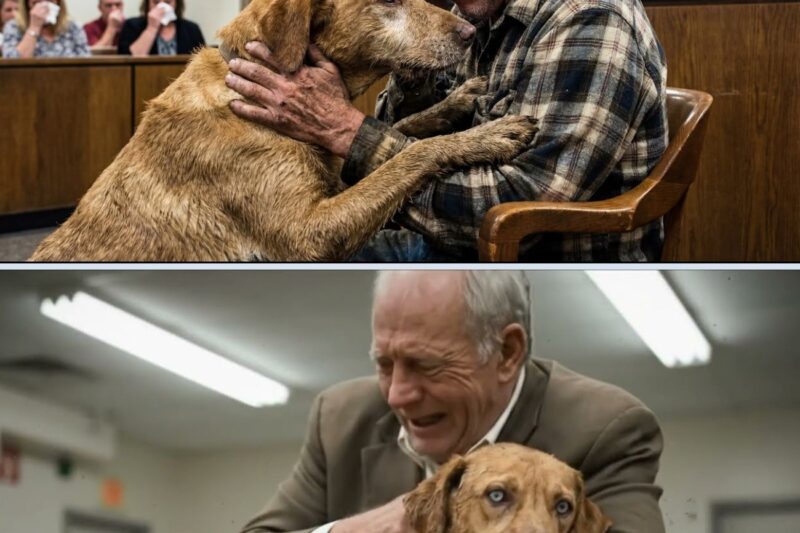 Cachorro Cego Invade Tribunal no Dia do Julgamento do Dono, o Que o Juiz Disse Chocou Todos