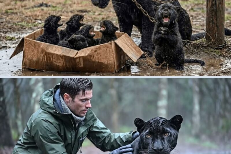 Resgate de animais: Guarda florestal corajoso salva filhotes órfãos de pantera negra durante tempestade #138