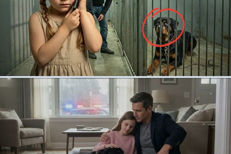 Uma menina viu um funcionário de um abrigo de animais maltratando um cachorro “perigoso” – então ela fez um telefonema que o deixou atônito.