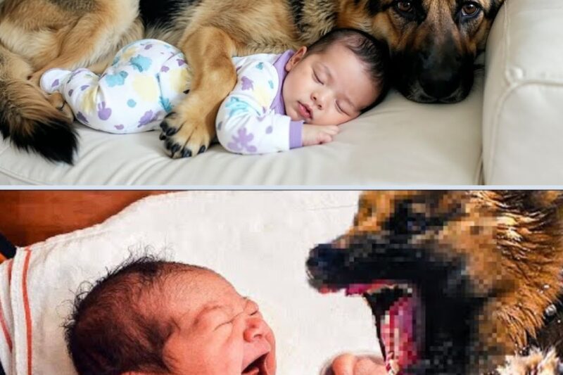 Cachorro se recusa a deixar bebê dormir sozinho, pais descobrem o motivo e chamam imediatamente o serviço de emergência!