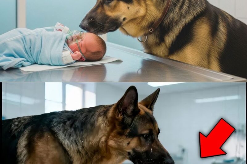 O cachorro permaneceu ao lado do bebê moribundo até o fim. O que ele fez em seguida comoveu o mundo inteiro.
