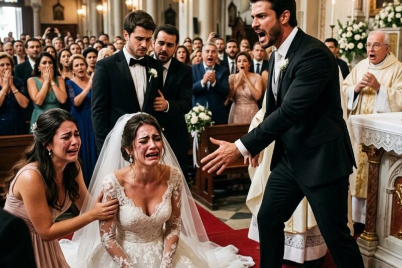 Abandonada no ALTAR… O CHEFE levantou-se e disse: “EU VOU CASAR COM ELA!”