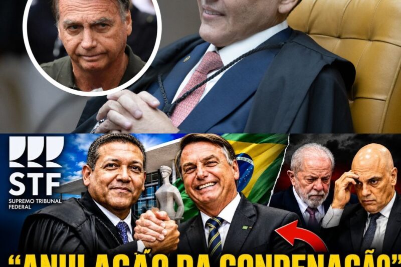 “Explosão no STF: Nunes Marques Acaba de Dar o Primeiro Golpe para Anular a Condenação de Bolsonaro!”