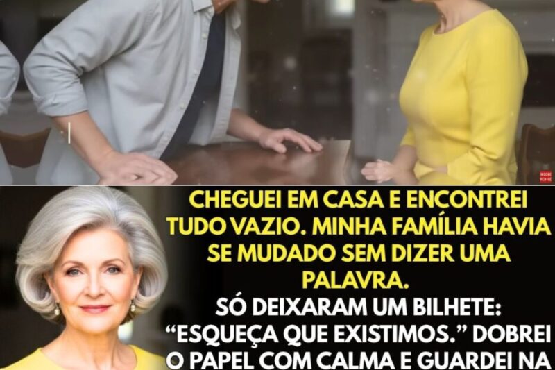 Minha família se mudou sem me avisar: “Esqueça que existimos” Mas não sabiam da herança que eu tinha