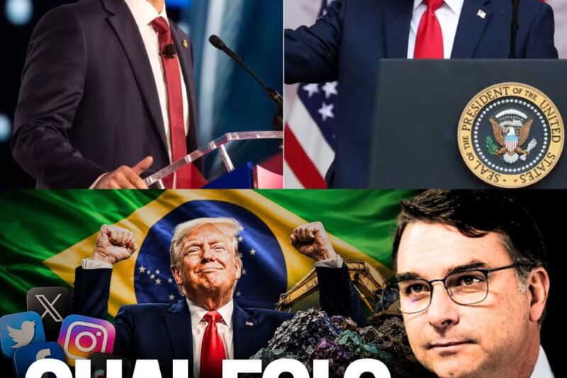 “Flávio Bolsonaro e Trump: A Aliança Secreta Contra Crime, Terras Raras e o Fim da Civilização Ocidental?”