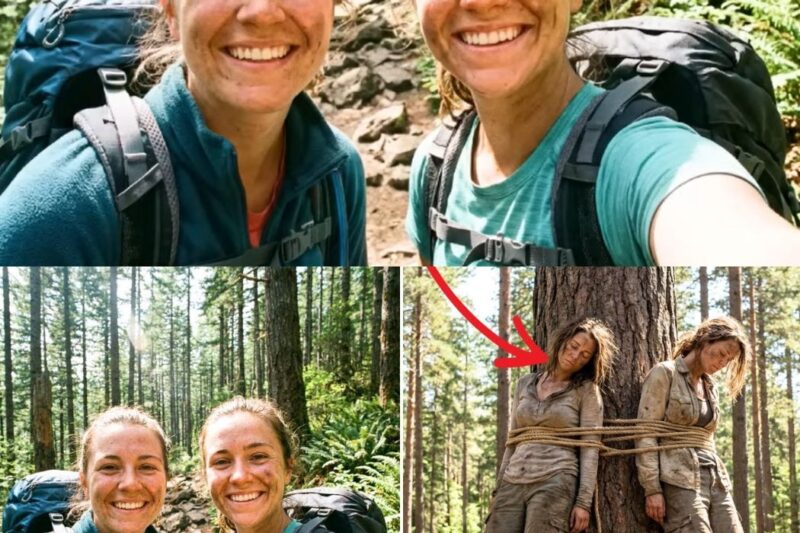 Duas irmãs desaparecidas em floresta do Oregon – 3 meses depois, encontradas am@rradas a uma árvore, inconscientes.