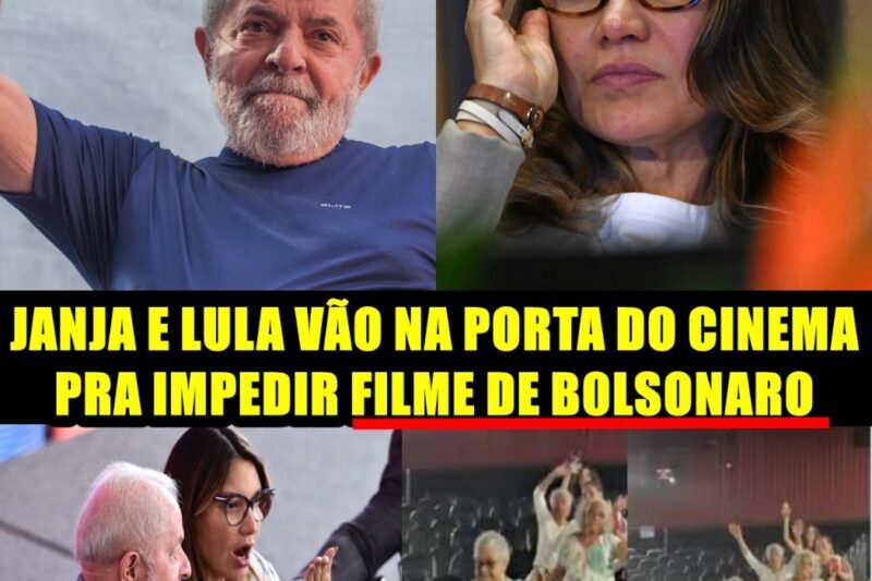 O Plano Inesperado que Deu Errado: Janja e Lula na Porta do Cinema Tentam Parar Sucesso de Bolsonaro e Acabam no Centro de uma Frustração Nacional