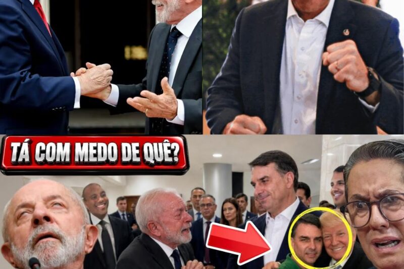 DOENÇA REPENTINA? LULA TEM UM ATAQUE DE PÂNICO E IMPLORA A FLÁVIO BOLSONARO PARA NÃO SE ENCONTRAR COM TRUMP!