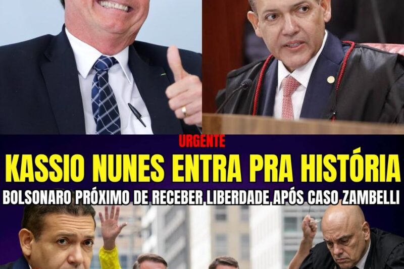 Choque Nacional: Kassio Nunes Está Prestes a Mudar o Destino de Bolsonaro no Caso Zambelli