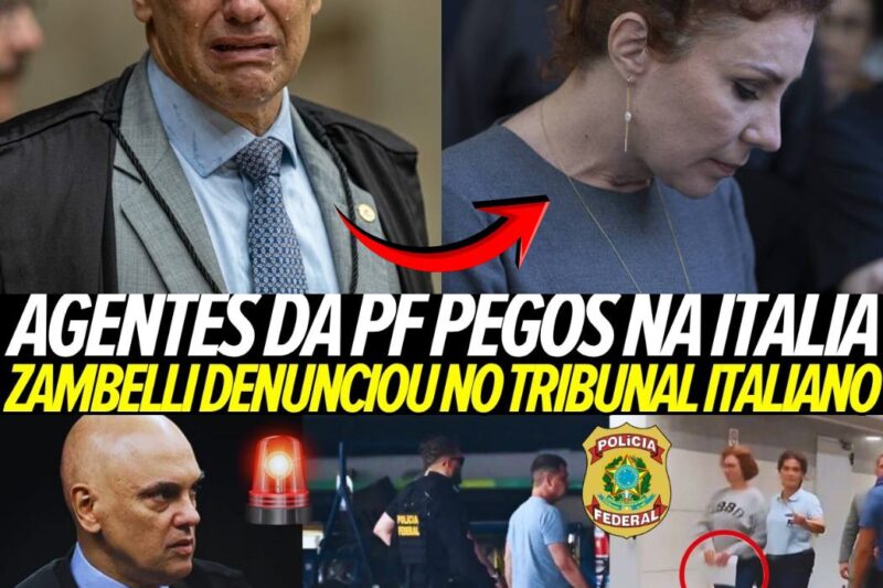 TENTARAM PEGAR ZAMBELLI! OPERAÇÃO ILEGAL DE MORAES EXPOSTA NA ITÁLIA! AGENTES PRESOS EM ROMA!