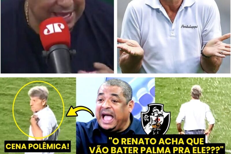 VAMPETA SURTA AO VIVO E DETONA RENATO GAÚCHO: “ELE PENSA QUE A TORCIDA DO VASCO É PALHAÇA?!” TRETA EXPLODE!
