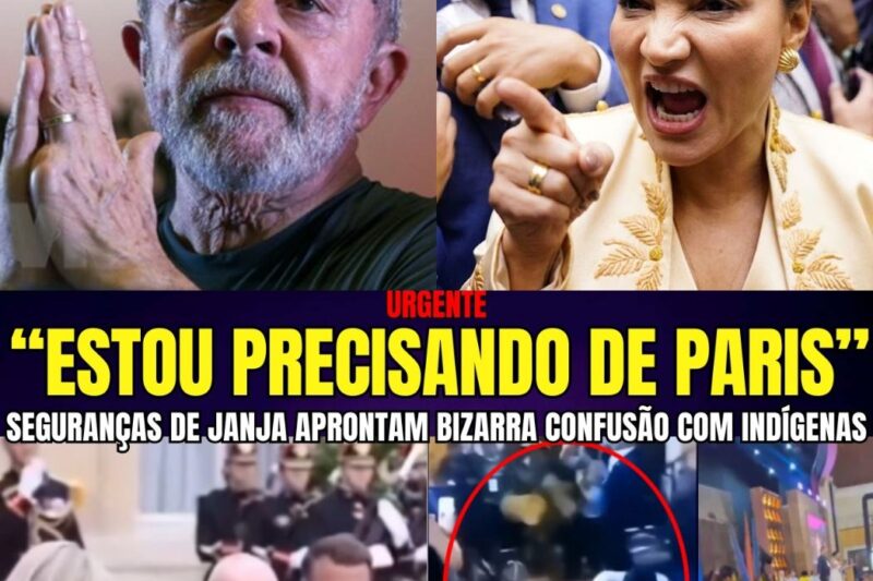 URGENTE: JANJA ATACA-SE E PROVOCA UM GRANDE ESPETÁCULO COM POVOS INDÍGENAS: “ONDE PENSARAM QUE…