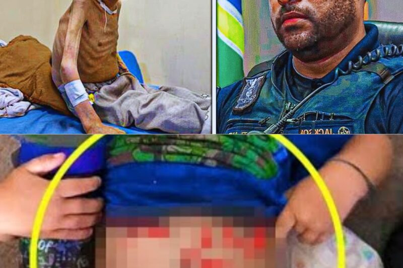 Policial atende chamado do 911 e encontra menino que mora em trailer velho e não come há 3 dias.