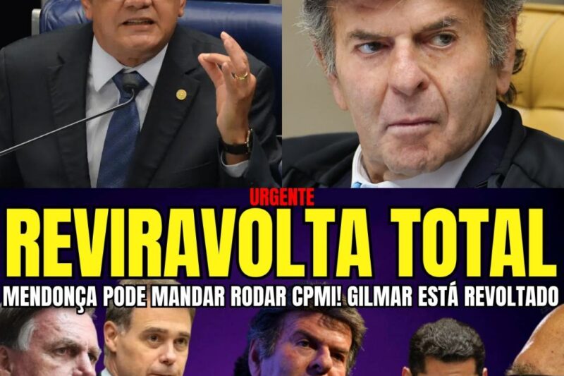 REVIRAVOLTA URGENTE! O ANDRÉ PODE ACIONAR O CPMI A QUALQUER MOMENTO; GILMAR ESTÁ FURIOSO COM FUX