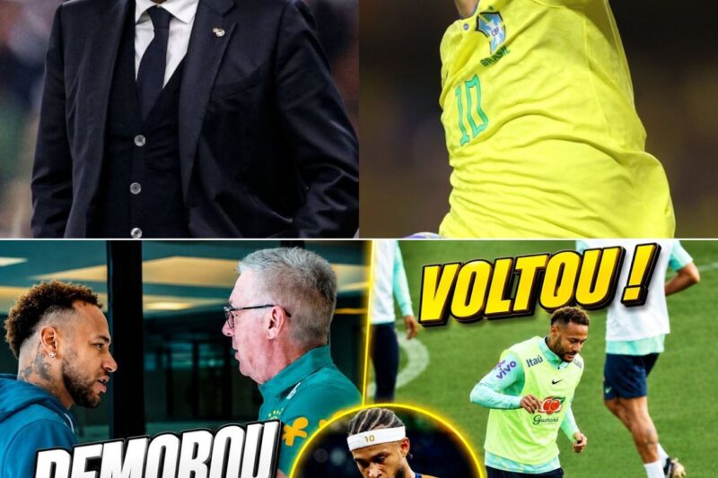NEYMAR CHEGA COM TUDO E JÁ ENCARA ANCELOTTI NO PRIMEIRO TREINO DA SELEÇÃO… O CLIMA PEGOU FOGO!