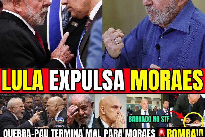 CHOCANTE! LULA EXPULSA MORAES da Suprema Corte para se salvar e ASSINA A DERROTA DO BALANCEAMENTO…