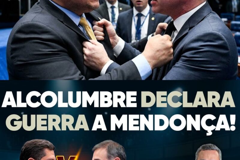 Alcolumbre declara GUERRA a Mendonça e orquestra a revogação da decisão do Supremo Tribunal…