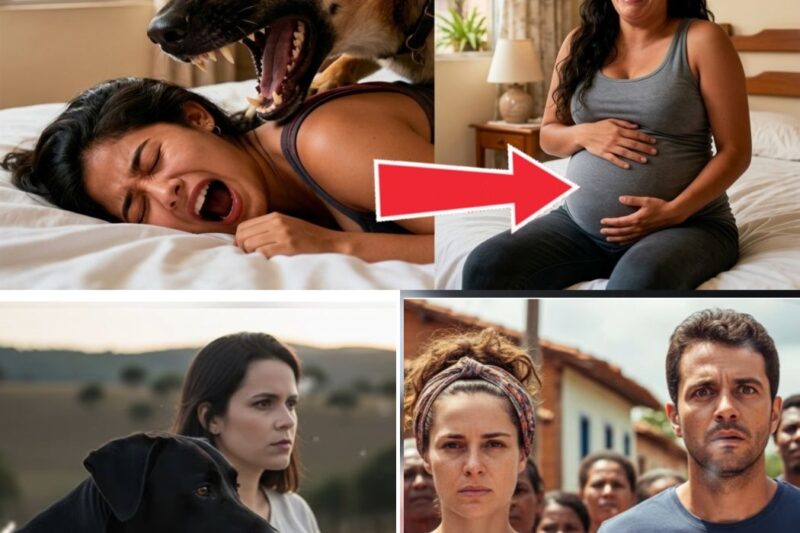 “Grávida de Gêmeos com Tumor: A Crueldade do Vilarejo que Quase M@t0u Talita e Seu Cachorro Fumaça por Superstição”