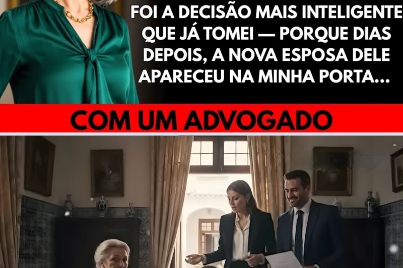 Meu filho se casou e não revelei minha herança. Dias depois, a esposa dele chegou… com um advogado.