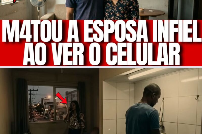 MOTORISTA EX.CUTA A ESPOSA INF.EL EM FORTALEZA—DESCOBRIU TR.IÇÃO PORQUE ESQUECEU O CELULAR NO CARRO