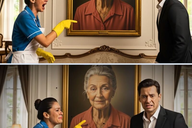 “CHEFE, SUA MÃE ESTÁ VIVA, EU A VI NA AMBULÂNCIA!” – GRITOU O FUNCIONÁRIO AO VER O RETRATO NA PROPRIEDADE.