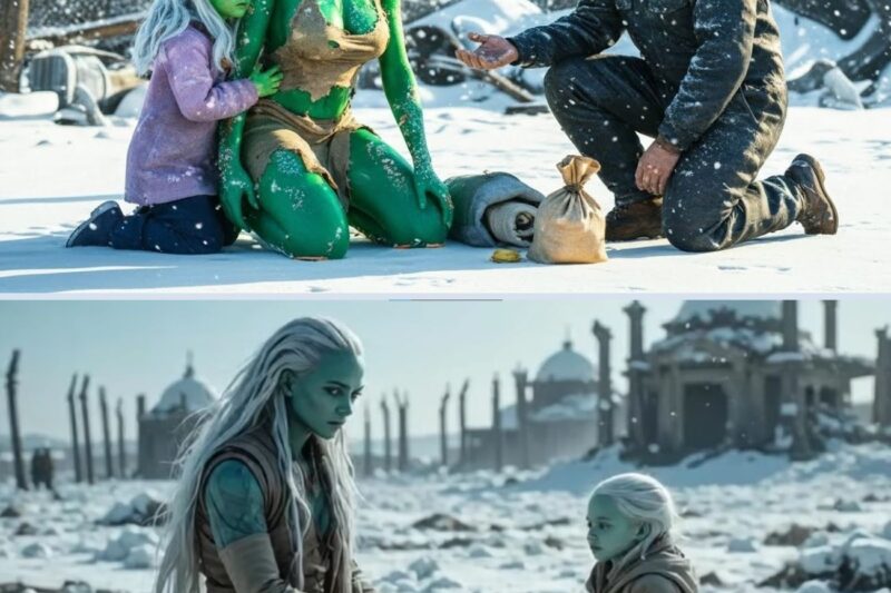 Ela Ofereceu Sua Filha Por um Cobertor—Mas o Humano Lhes Deu Uma Casa em vez disso | História Sci-Fi HFY