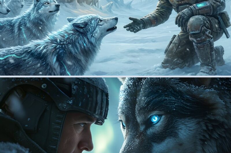 Os lobos alienígenas congelados imploraram a um veterano humano por abrigo—O que aconteceu a seguir o surpreendeu.
