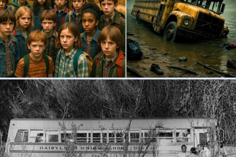 15 crianças desapareceram durante uma excursão escolar em 1986 — 39 anos depois, o ônibus escolar é encontrado enterrado.