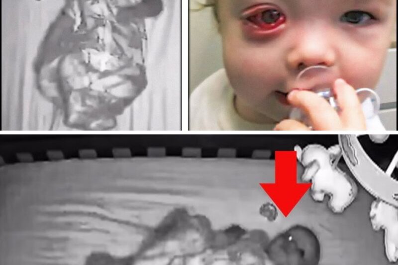 Mãe percebe olho brilhante do filho no monitor de bebê – o que ela descobriu em seguida é chocante.