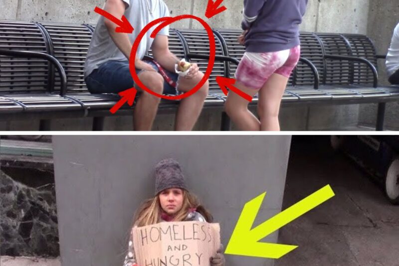 Menina sem-teto pede ajuda a estranho e empalidece com a reação dele.