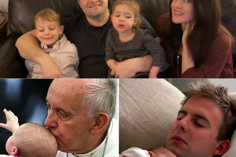 O Papa beijou a cabeça do bebê. Seis semanas depois, os pais descobriram algo terrivelmente assustador!