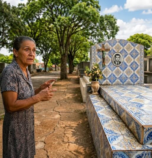 EU ESTAVA LIMPANDO O TÚMULO DO MEU IRMÃO… QUANDO ELE FALOU COMIGO!