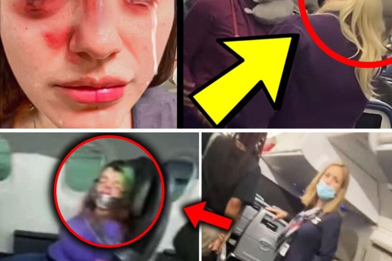 Mulher pede mais leite e aeromoça fica paralisada ao ver bilhete no copo.
