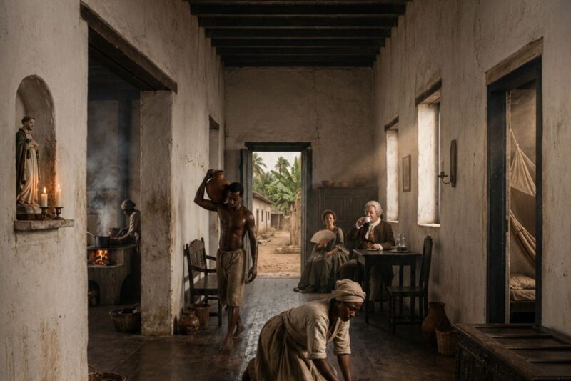 Assim Era a Vida Dentro de uma Casa no Brasil Colonial em 1700 (Calor, Escravidão e Sobrevivência)