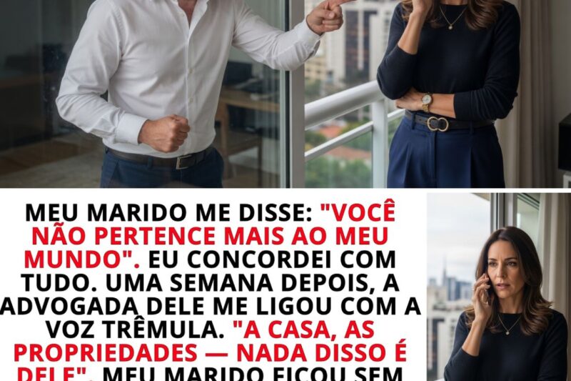 Meu marido disse que precisava de uma mulher que construísse algo real — ele nunca soube que eu…