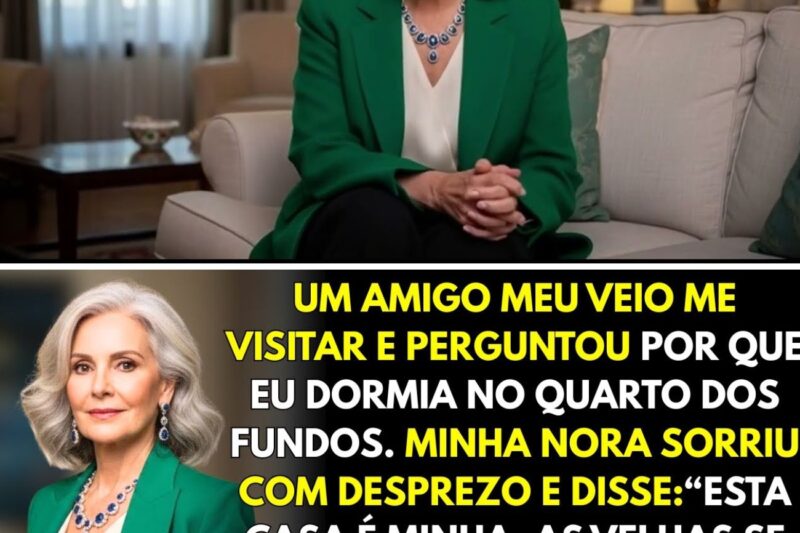 Minha nora disse: “Esta casa é minha, as velhas se calam.” 10 minutos depois… ela empalideceu.