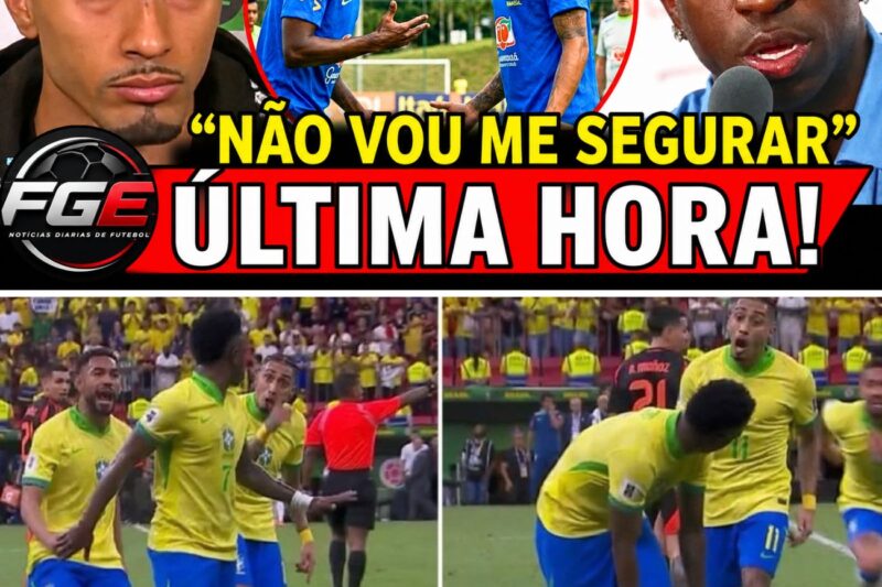 VINICIUS JR BATE A PORTA NA CARA DE ANCELOTTI E AMEAÇA: “OU EU OU RAPHINHA NO MUNDIAL!” A BOMBA QUE PODE DESTRUIR O BRASIL