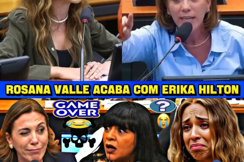 O COURO COMEU! Rosana Valle não perdoa e “amassa” Erika Hilton em comissão! Rosana Valle vs Érika