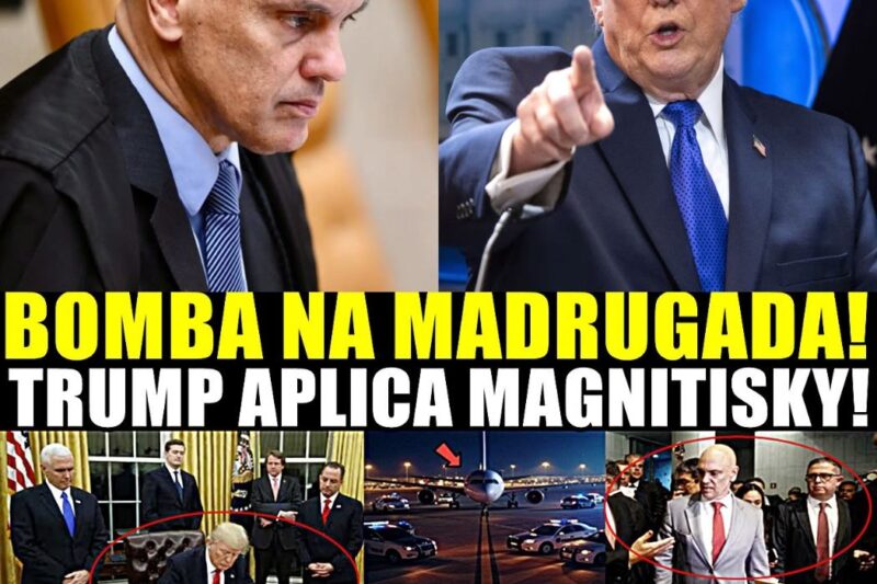 A Surpresa Noturna que Abalou o Planalto: Magnitsky Chega Enquanto Moraes Viajava – Trump Move as Peças e Tudo Pode Mudar!
