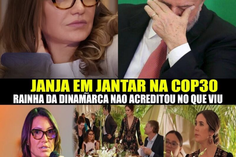 Janja e a Rainha da Dinamarca: O Jantar que Revela o Descompasso Brasileiro na COP30 e Abala a Imagem do País!
