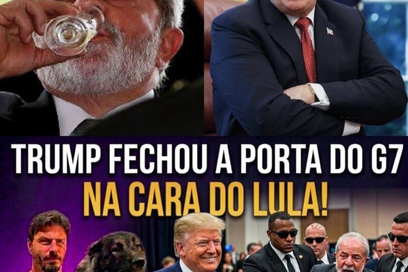TRUMP RECUSA LULA NO G7 E O BEBUM SE HUMILHA NA FRENTE DO MUNDO!