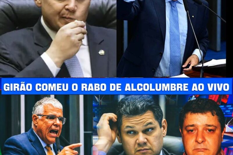 ALCOLUMBRE CORTA MICROFONE DO SENADOR GIRÃO E ELE FICA VIRADO NA FEBRE DO RATO O TEMPO FECHOU