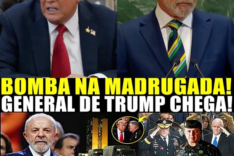 General Aliado a Trump Aterrissa de Forma Inesperada no Brasil e Provoca Mudança Radical no Comando Sem Qualquer Orientação de Lula: O Que Esconde Essa Visita Surpresa?