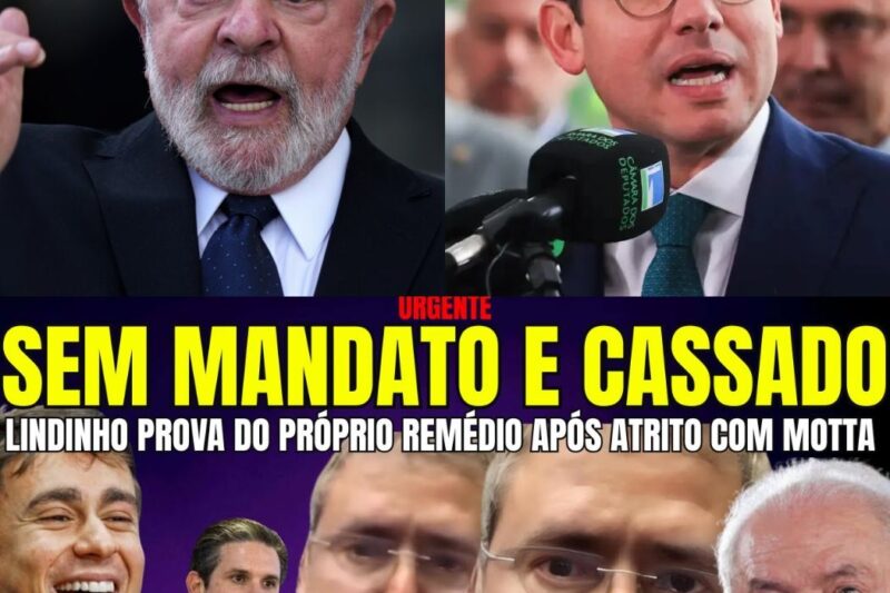 Lindinho em Colapso Total: Cassado, Sem Mandato e Desesperado Após Explosivo Atrito com Motta – O Namorado de Gleisi Hoffmann à Beira do Abismo Político!