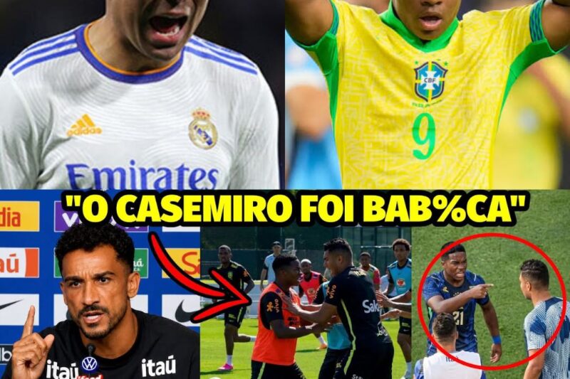 Covardia Total! Danilo Explode Contra Casemiro e Defende Endrick com Tudo: O Que Está Acontecendo nos Bastidores da Seleção?