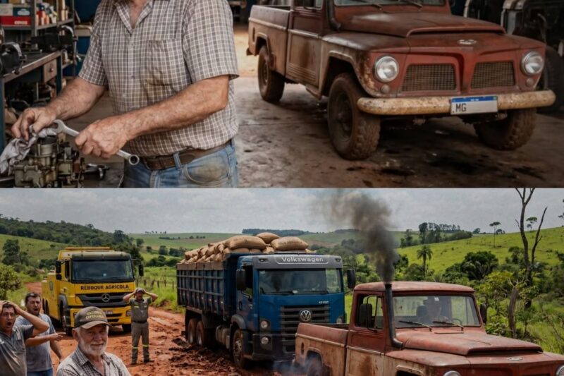 O Reboque de R$ 35.000 Fracassou — Então o Velho Ligou um Motor de 1968 e Calou Todo Mundo